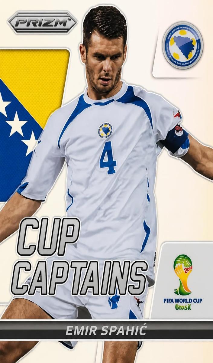 2014 Panini Prizm World Cup Emir Spahic [Silver] #9 card