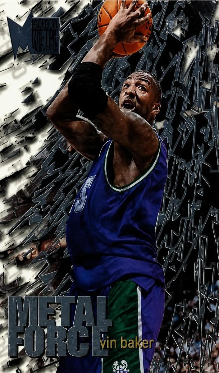 1995 Fleer Metal Vin Baker #1 card