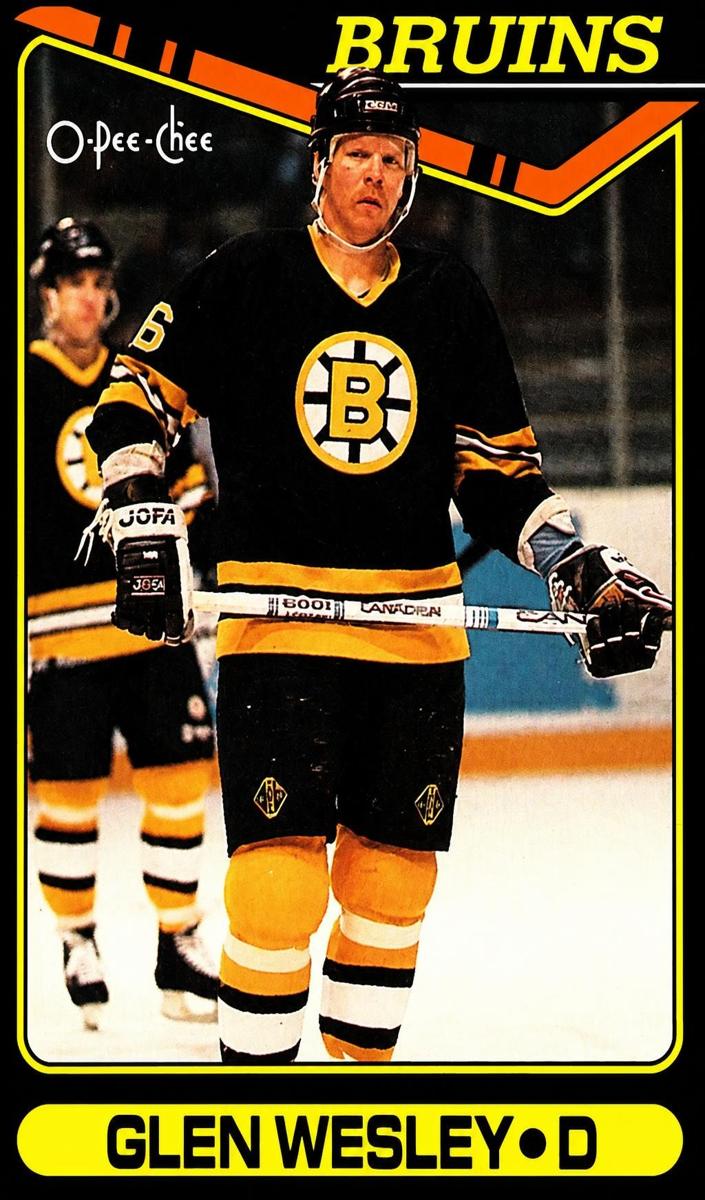 1990 O-Pee-Chee Glen Wesley #379 card