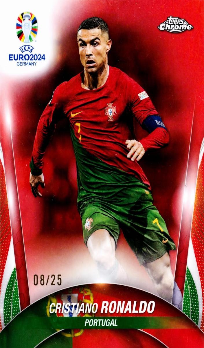 2024 Cristiano Ronaldo [Orange Refractor] #7
