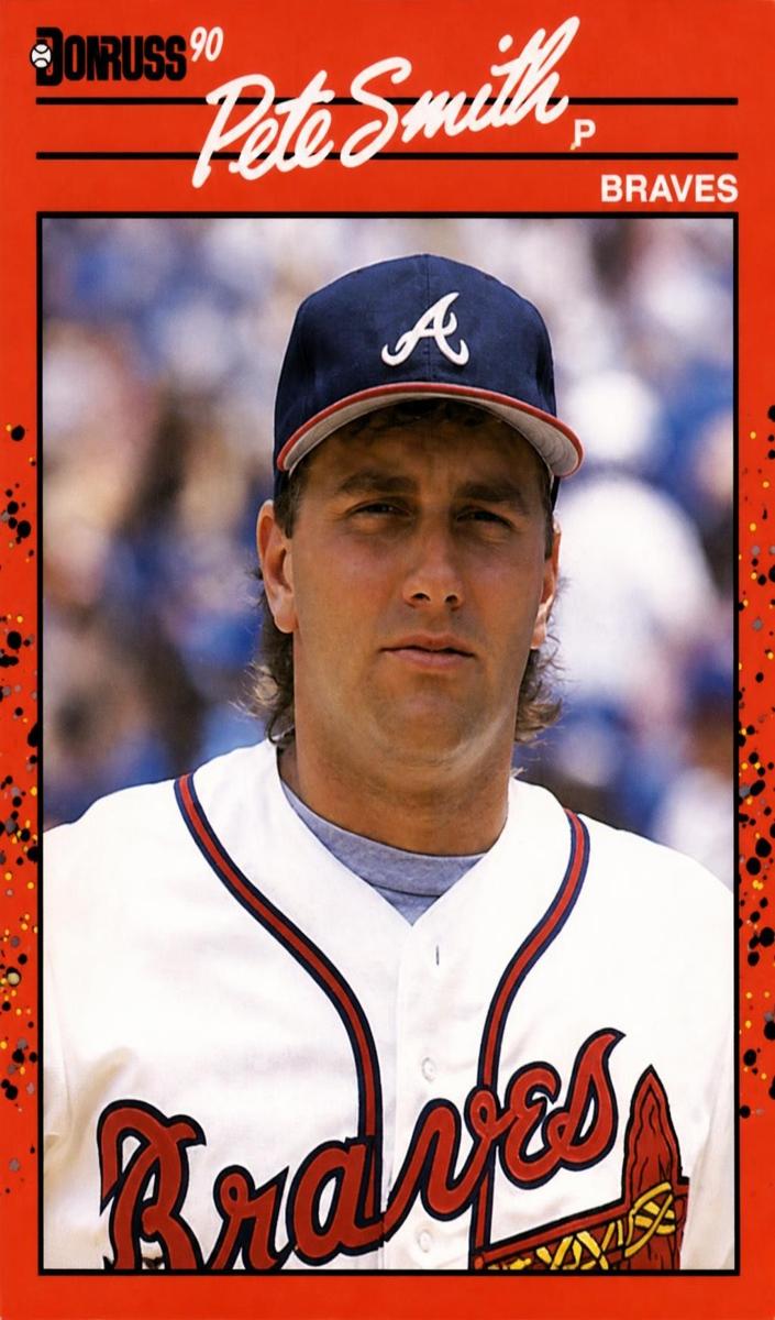 1990 Donruss Pete Smith #499 card