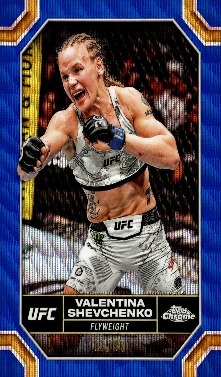 2024 Valentina Shevchenko [Orange Refractor] #190