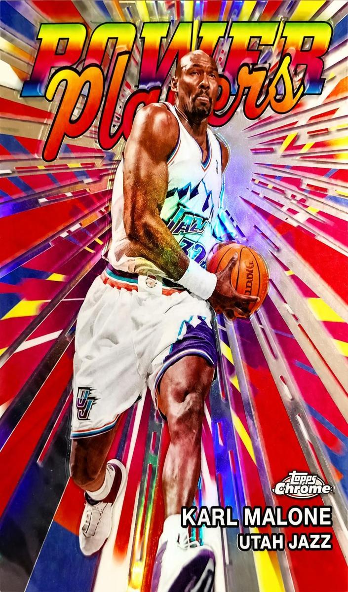 2025 Topps Chrome Update Karl Malone #PP-25 card