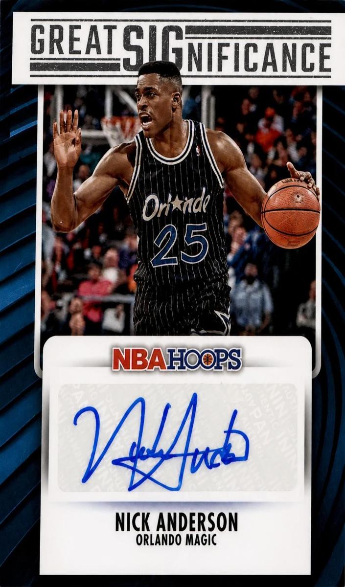 2023 Panini Hoops Nick Anderson #GS-ANS card