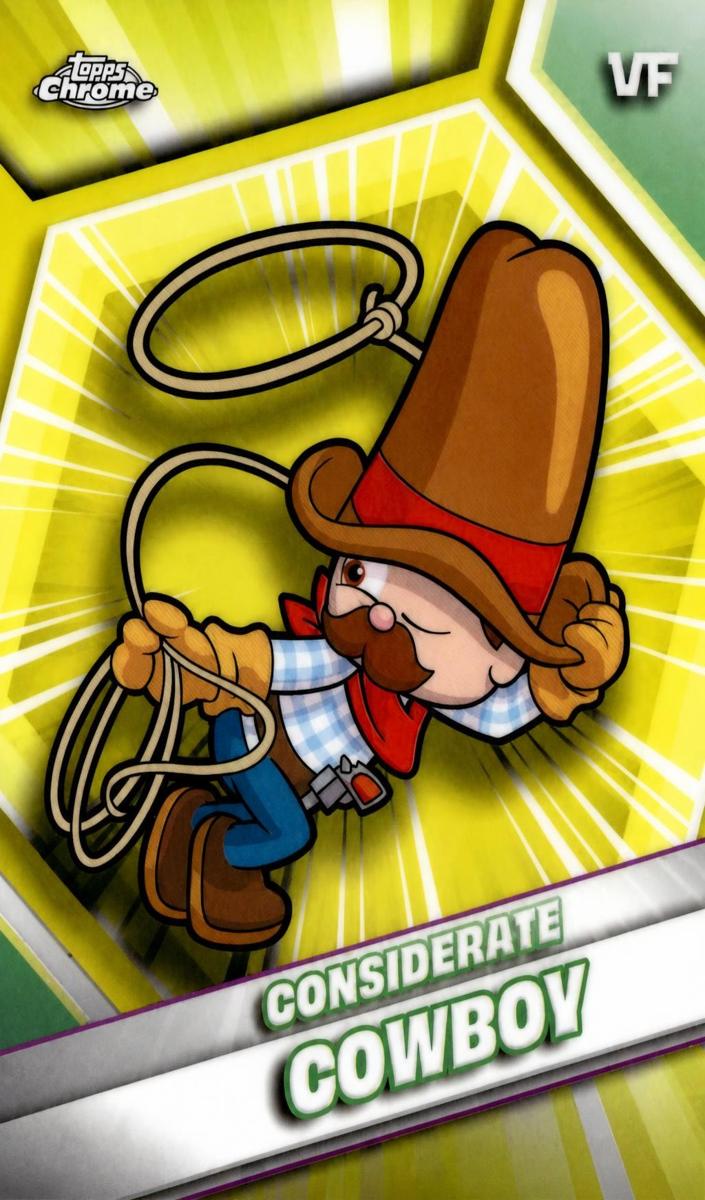 2026 Considerate Cowboy [Yellow Refractor] #54