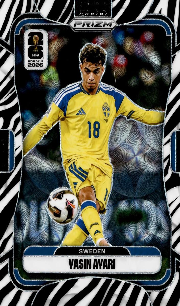 2026 Panini Prizm FIFA World Cup Yasin Ayari [Zebra] #498 card