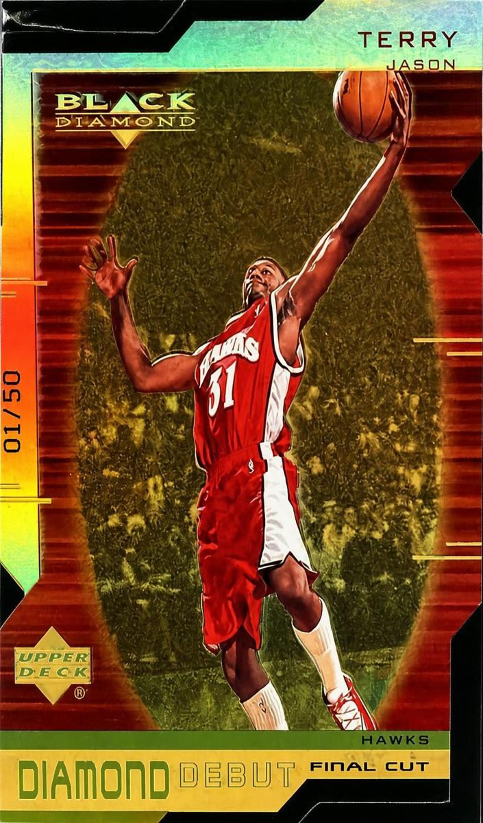 1999 Upper Deck Black Diamond Jason Terry #100 card