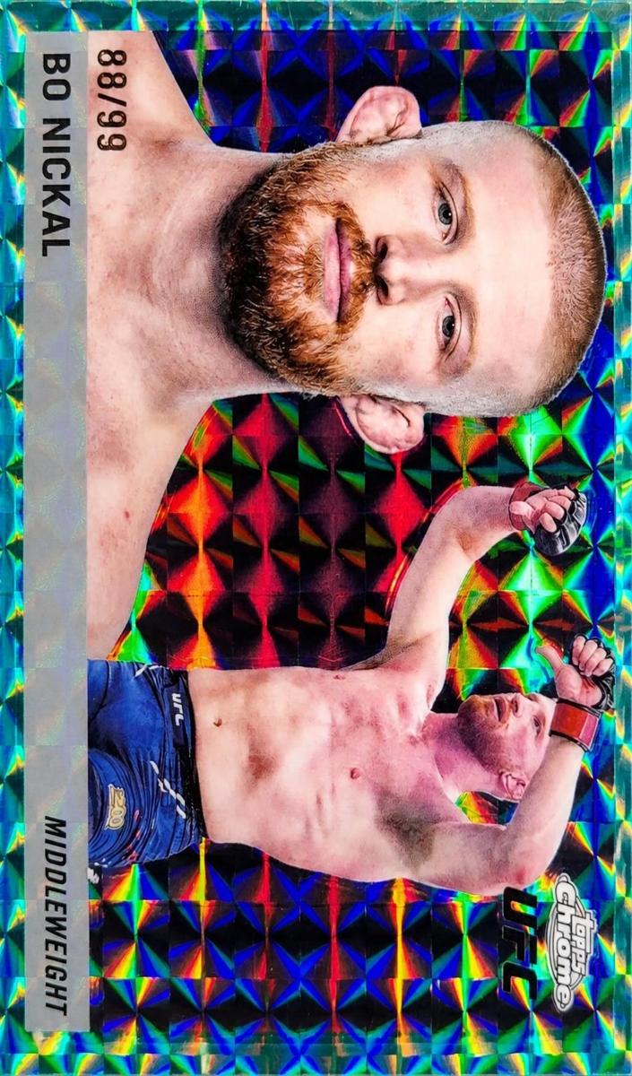 2025 Bo Nickal [Geometric Aqua Refractor] #55T-25
