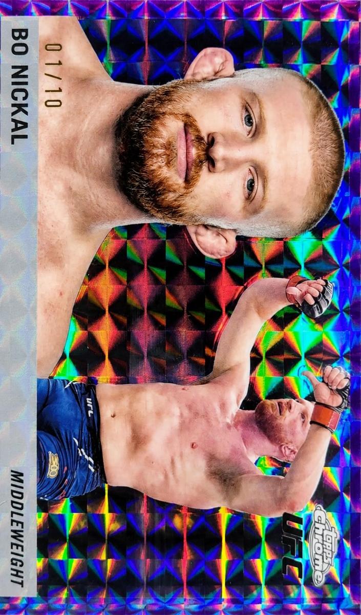 2025 Bo Nickal [Geometric Purple Refractor] #55T-25