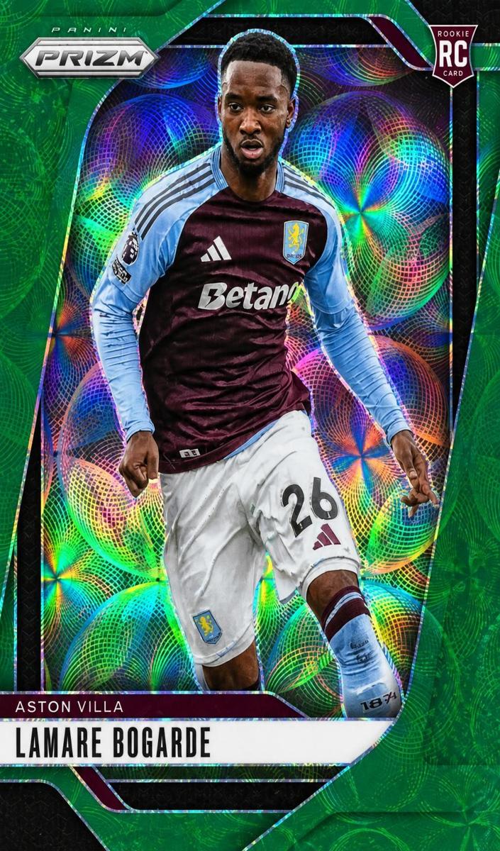 2024 Panini Prizm Premier League Lamare Bogarde [Choice Green] #65 card