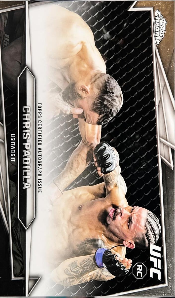2026 Topps Chrome UFC Autograph Chris Padilla #BAV-CP card