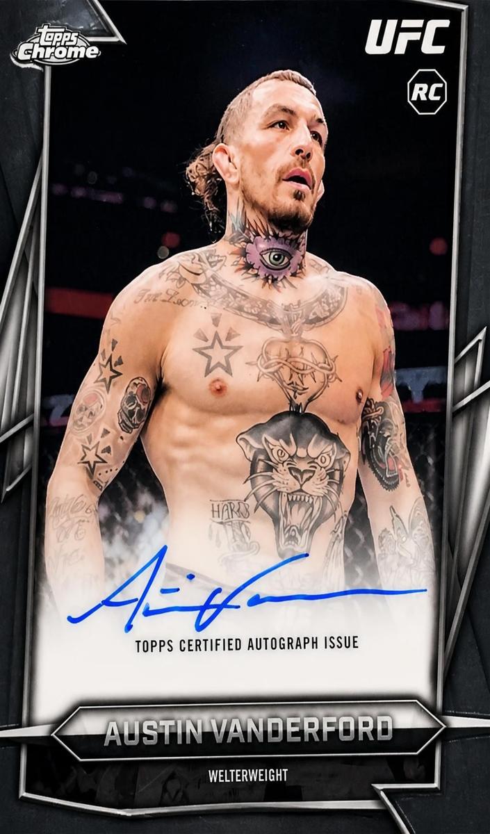 2026 Austin Vanderford [Black Refractor] #BAV-AU