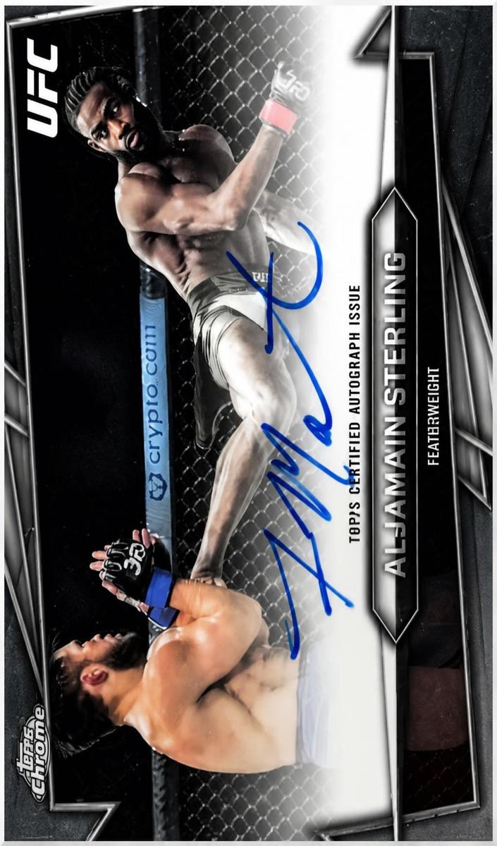 2026 Aljamain Sterling [Gold Refractor] #BAV-AS