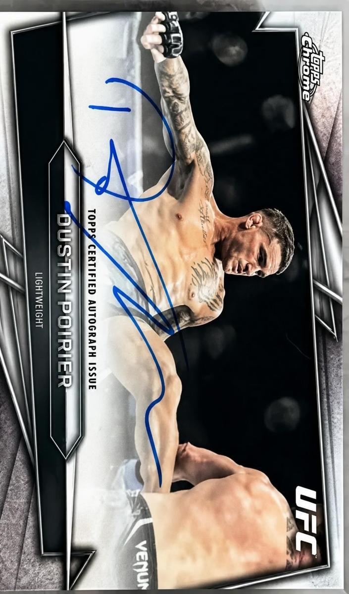 2026 Dustin Poirier [Refractor] #BAV-DP