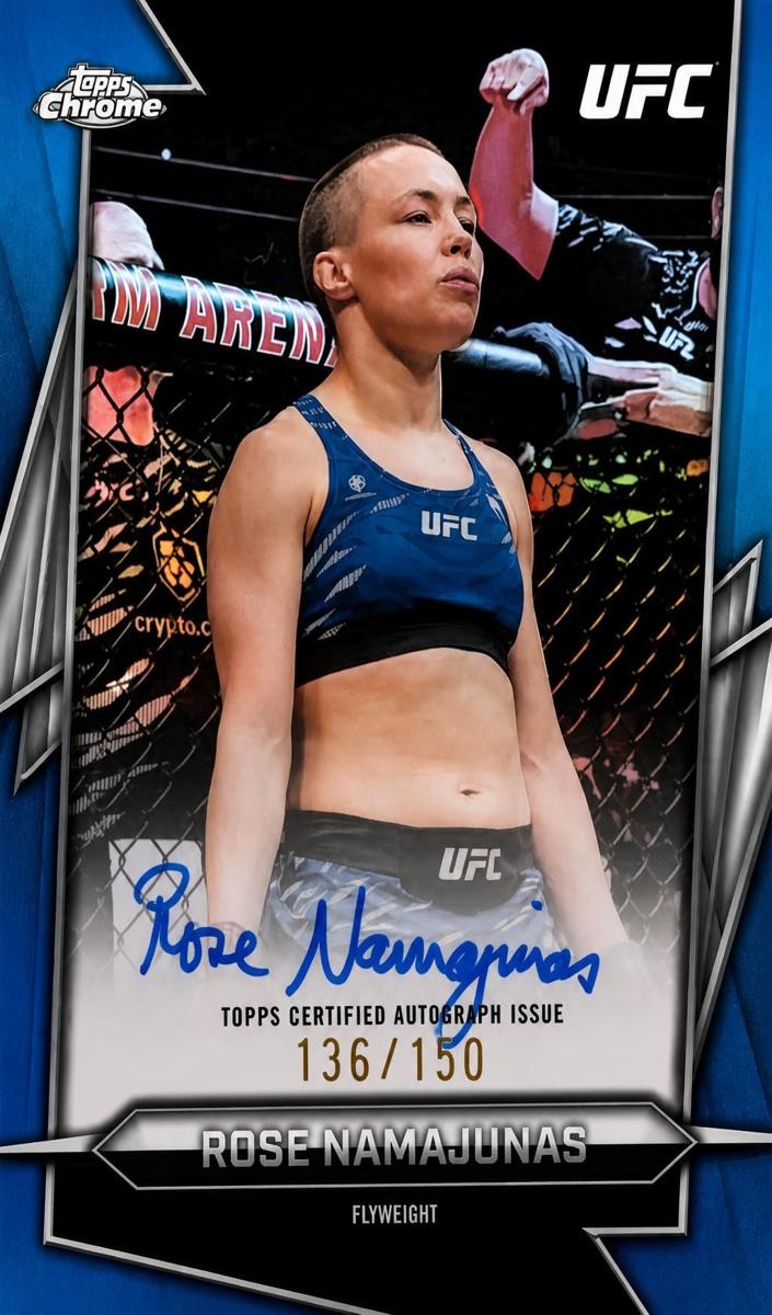 2026 Rose Namajunas [Gold Refractor] #BAV-RN