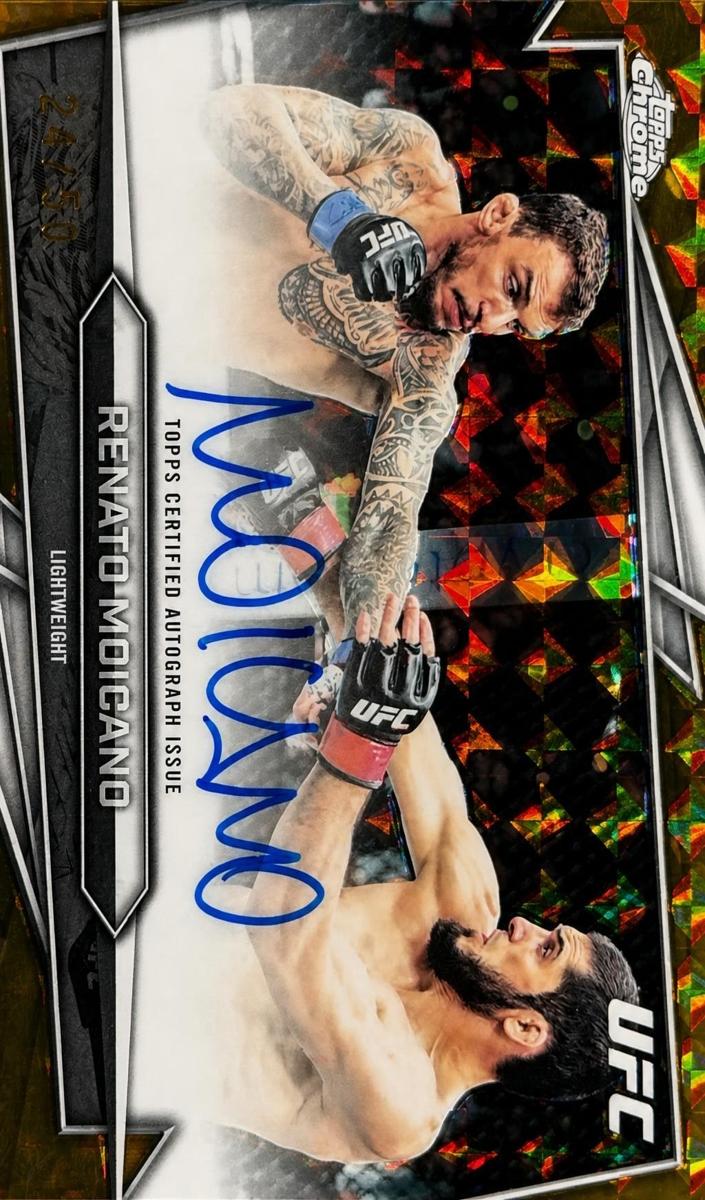2026 Renato Moicano [Gold Geometric Refractor] #BAV-RM