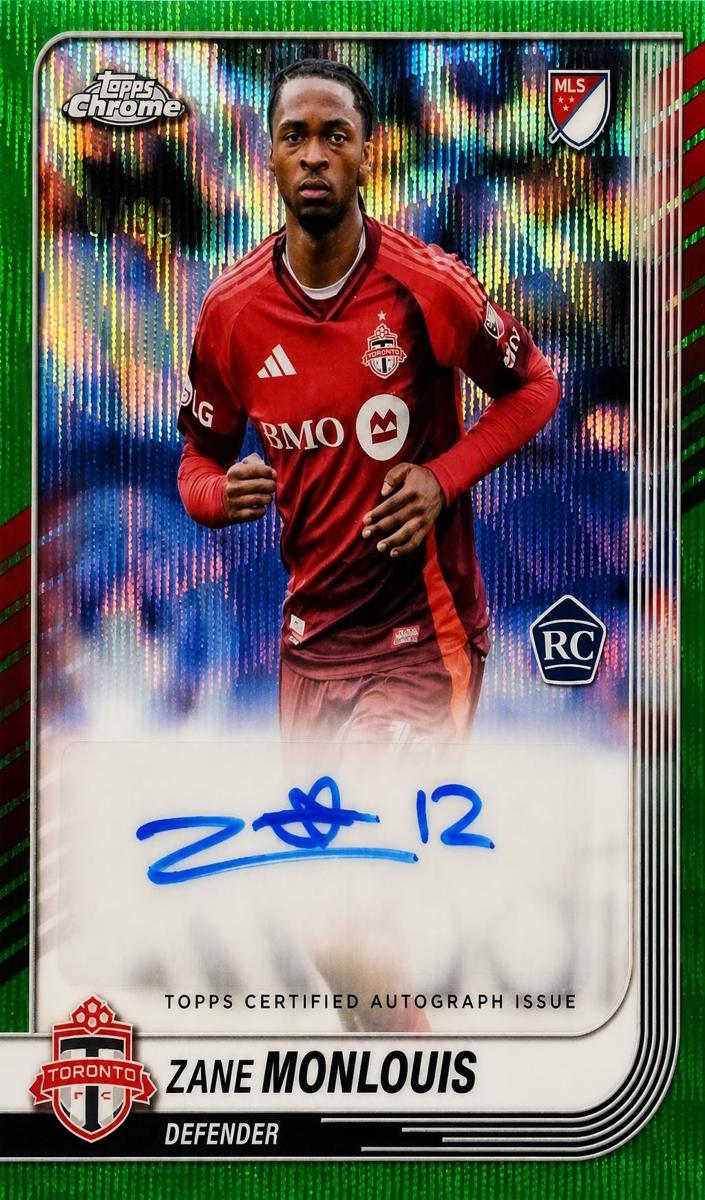 2025 Zane Monlouis [Green Wave Refractor] #CA-ZM