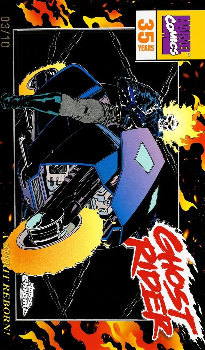 2025 Ghost Rider [Red Wave Refractor] #GR-1