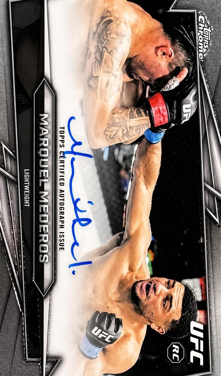 2026 Topps Chrome UFC Autograph Marquel Mederos #BAV-MM card