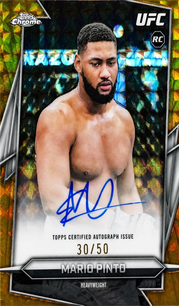 2026 Mario Pinto [Gold Geometric Refractor] #BAV-MO