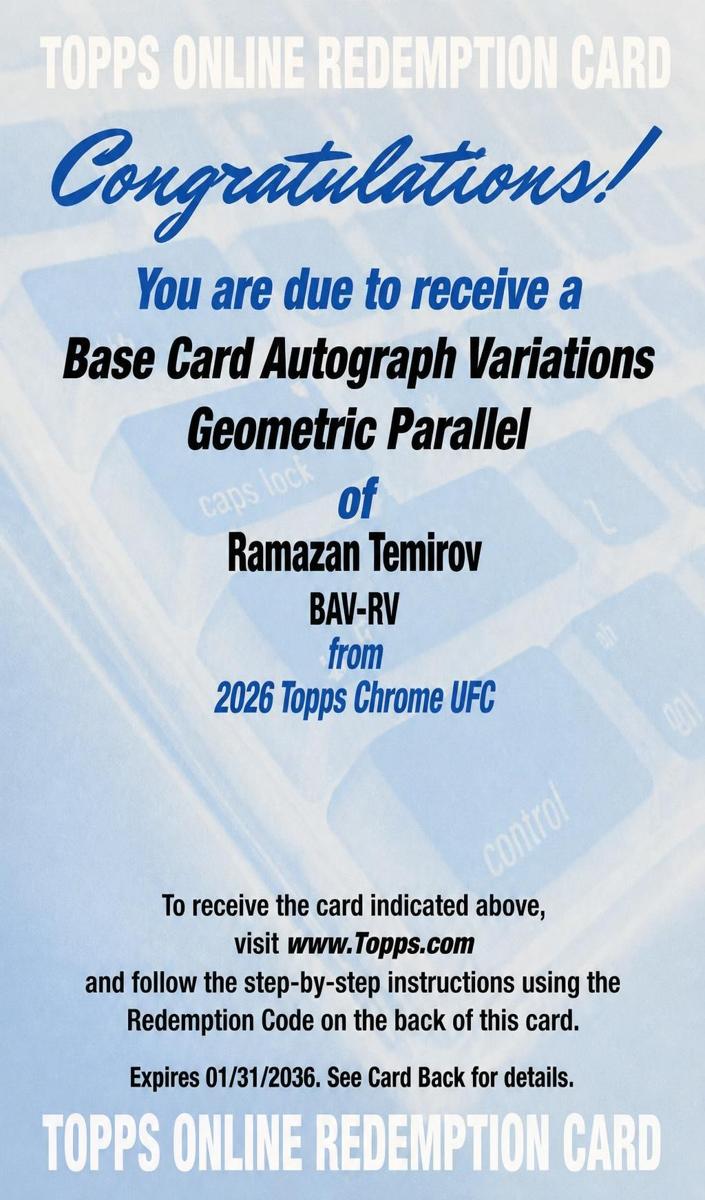 2026 Ramazan Temirov [Geometric Refractor] #BAV-RV
