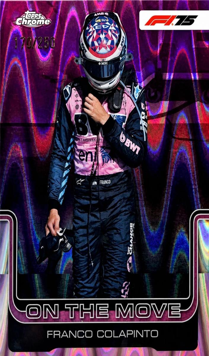 2025 Franco Colapinto [Pink RayWave Refractor] #187