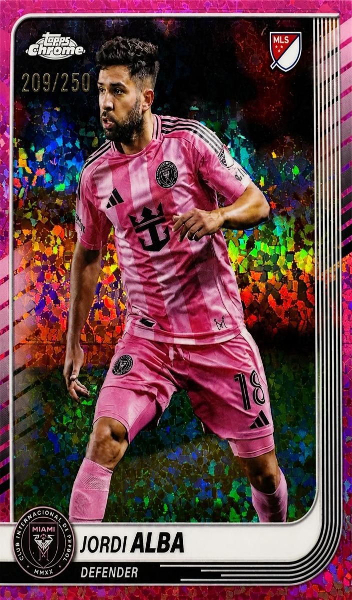 2025 Jordi Alba [Pink Mini-Diamonds Refractor] #41