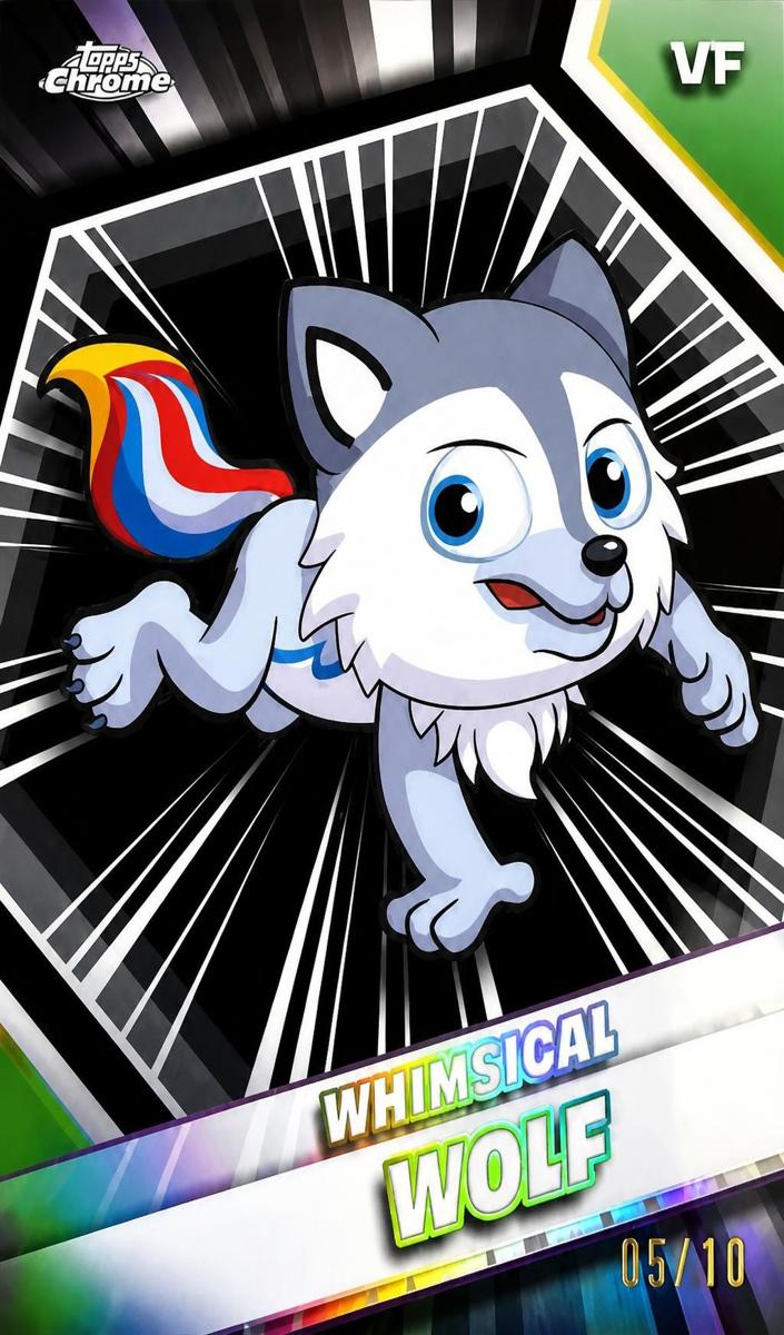 2026 Whimsical Wolf [Black Wave Refractor] #190