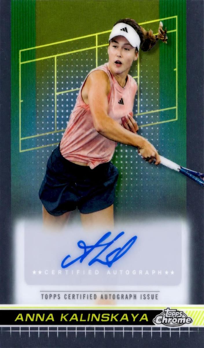2024 Topps Chrome Anna Kalinskaya #TCA-AKA card