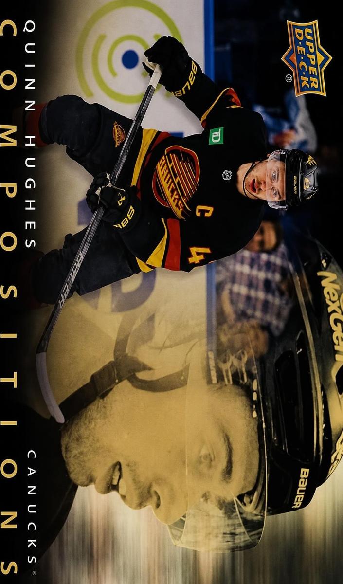 2025 Upper Deck Quinn Hughes [Gold] #CMP-4 card
