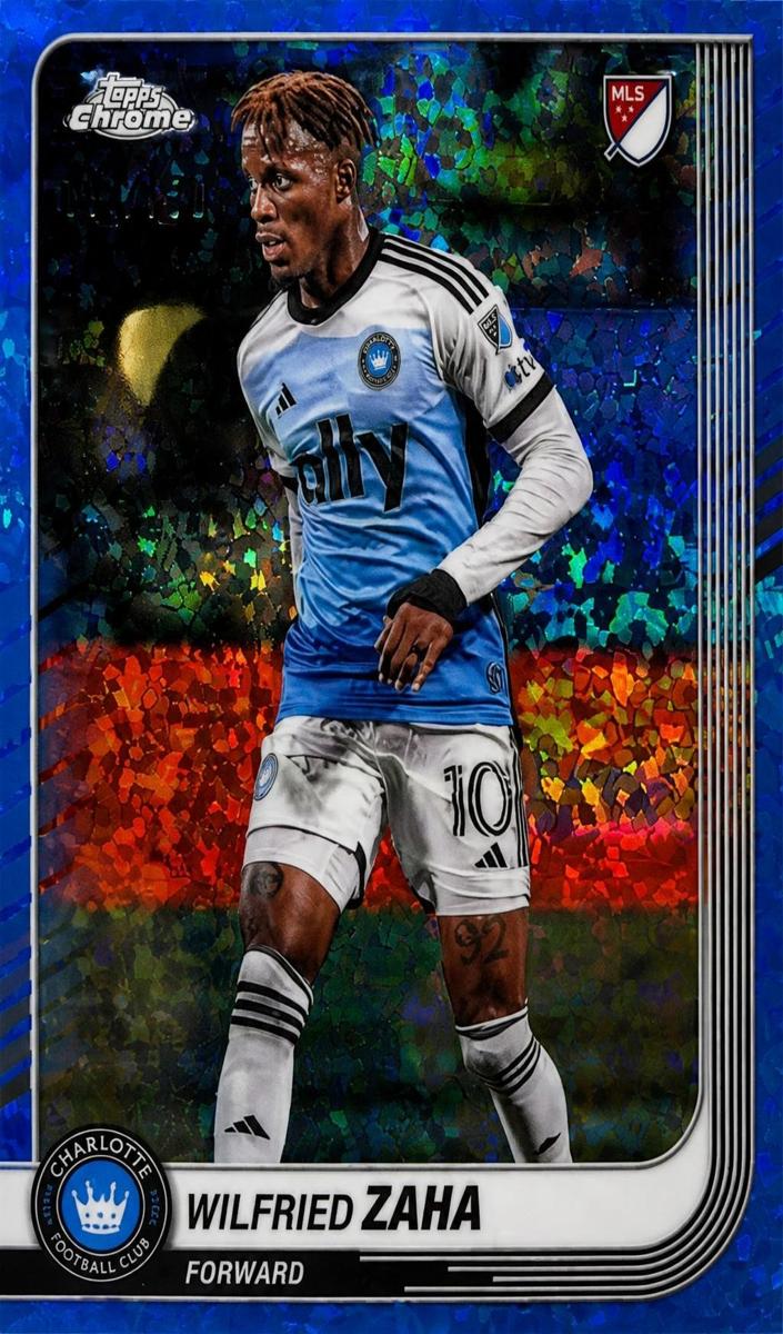 2025 Wilfried Zaha [Blue Mini-Diamonds Refractor] #172