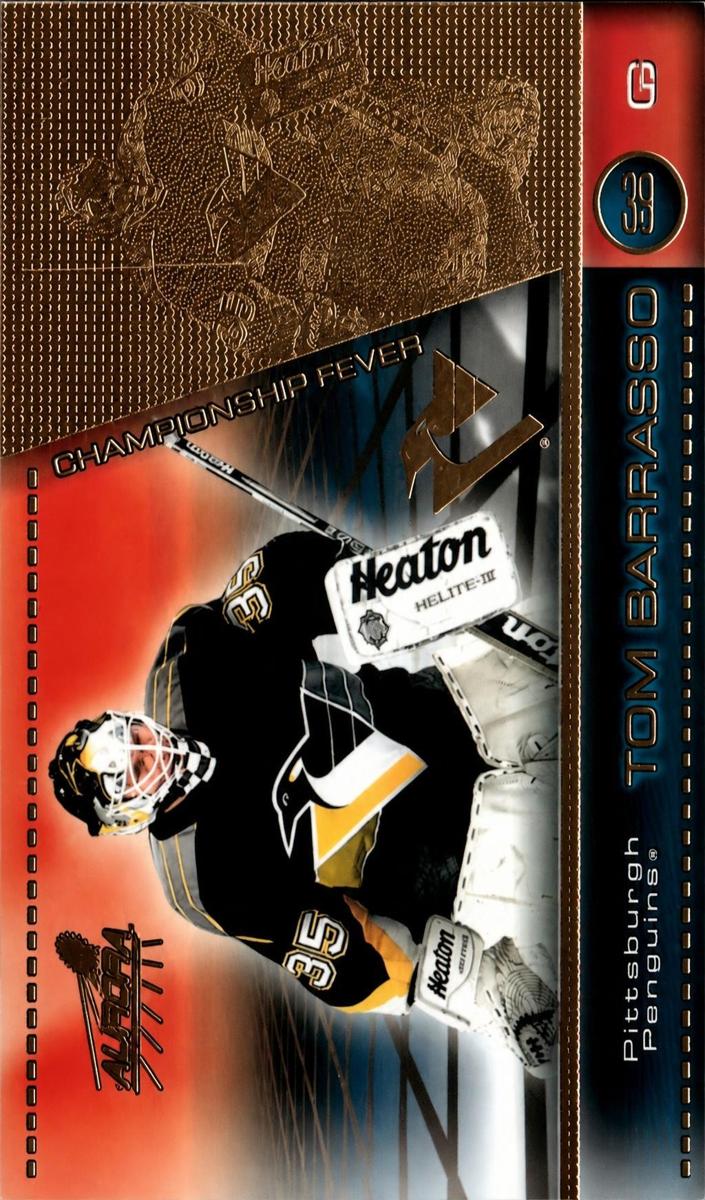 1998 Pacific Aurora Tom Barrasso #39 card