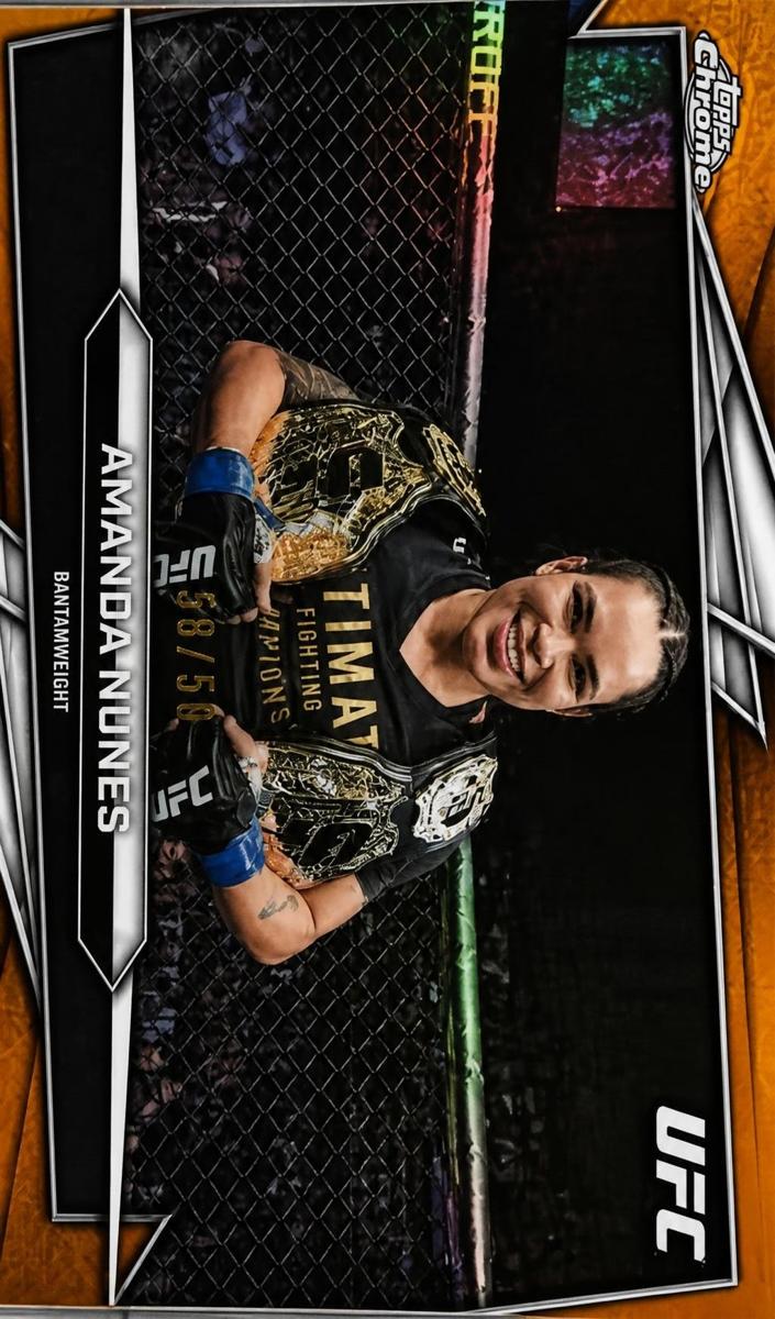 2024 Amanda Nunes [Gold Refractor] #15