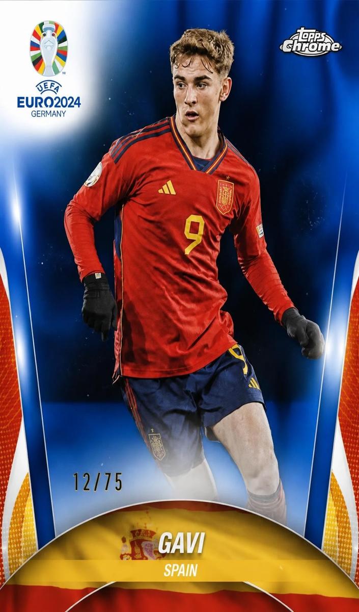 2024 Gavi [Blue Lava Refractor] #87