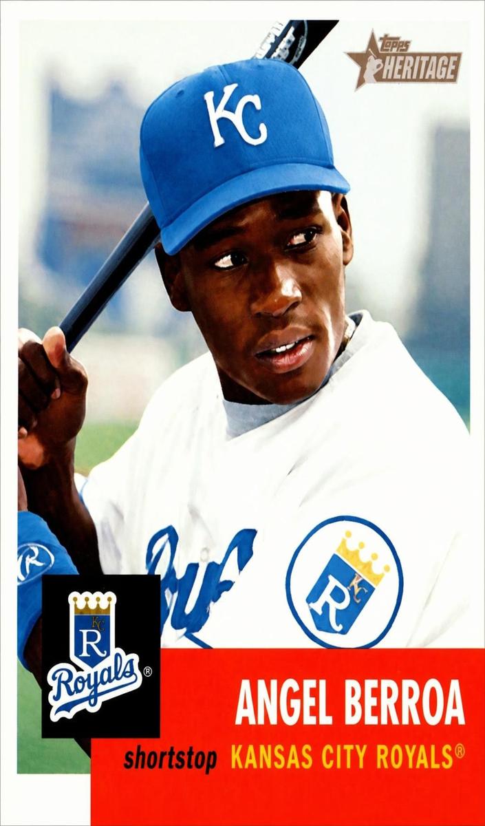 2002 Topps Heritage Angel Berroa #403 card