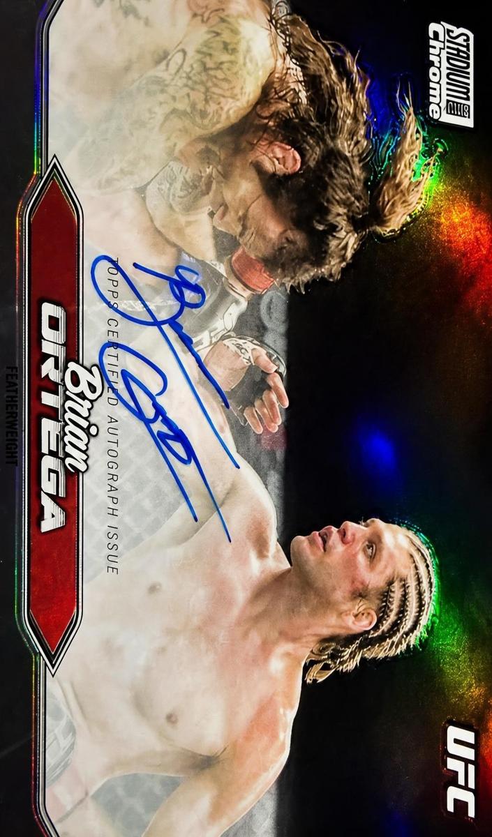 2025 Topps Stadium Club Brian Ortega [Orange Refractor] #CAS-BOA card