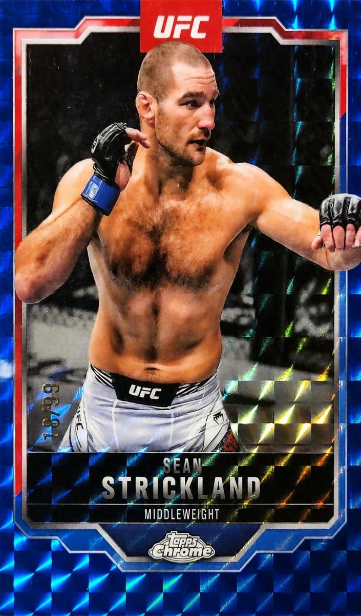 2025 Sean Strickland [Blue Geometric Refractor] #74