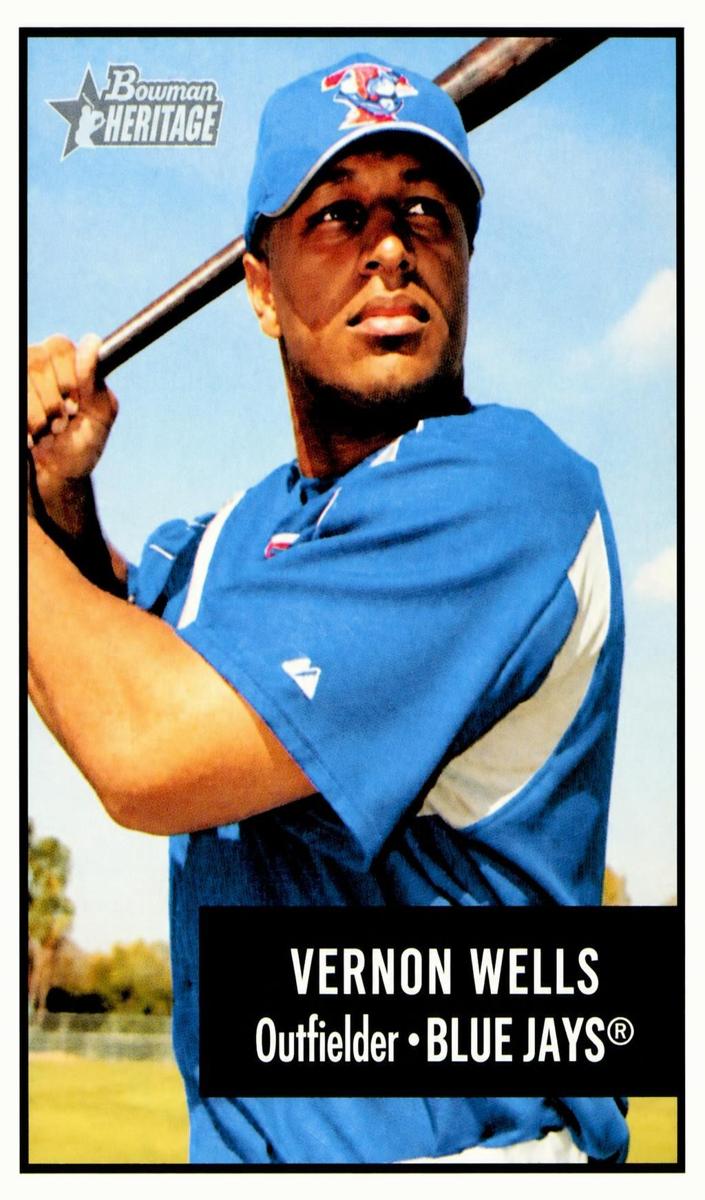 2003 Bowman Heritage Vernon Wells #102 card