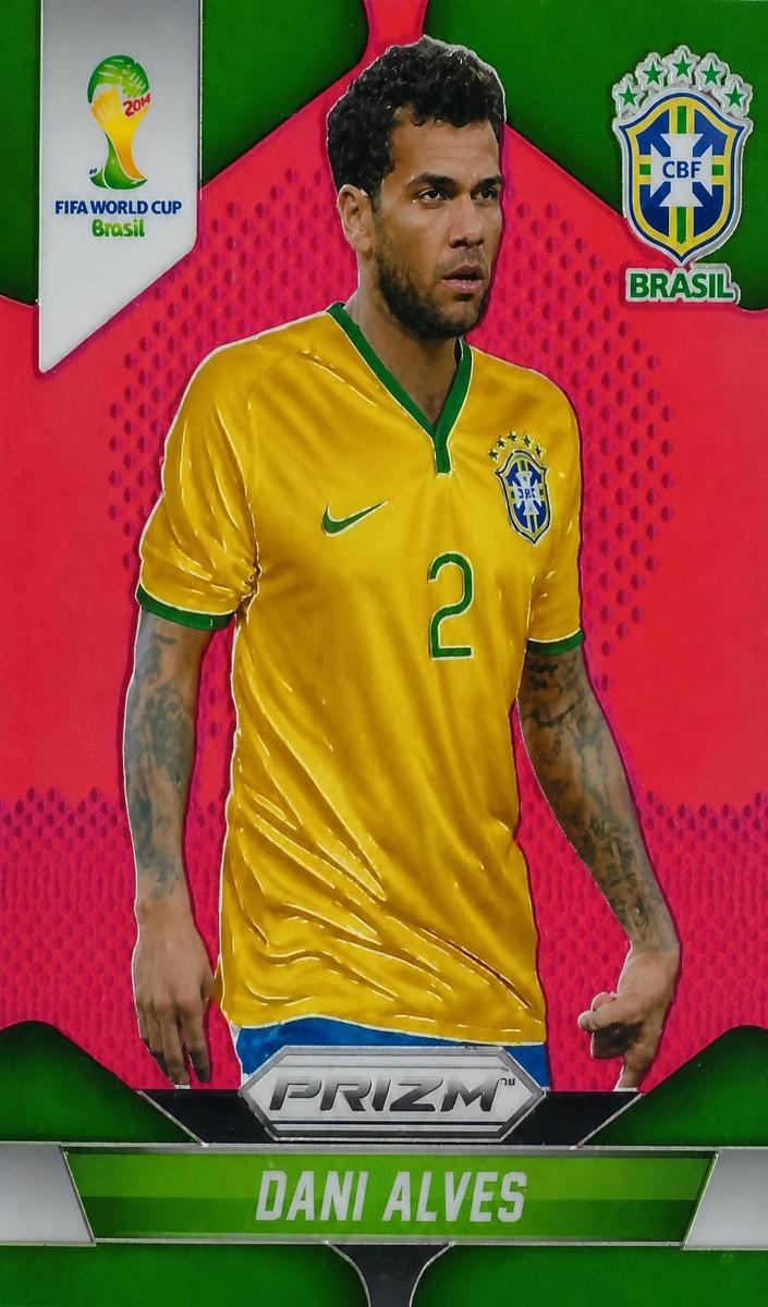 2014 Panini Prizm World Cup Dani Alves [Red] #105 card