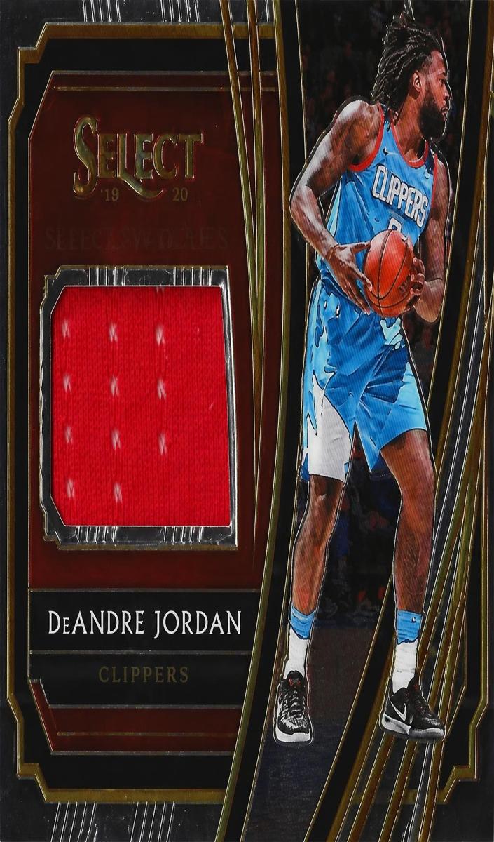 2019 Panini Select DeAndre Jordan #TM-DAJ card