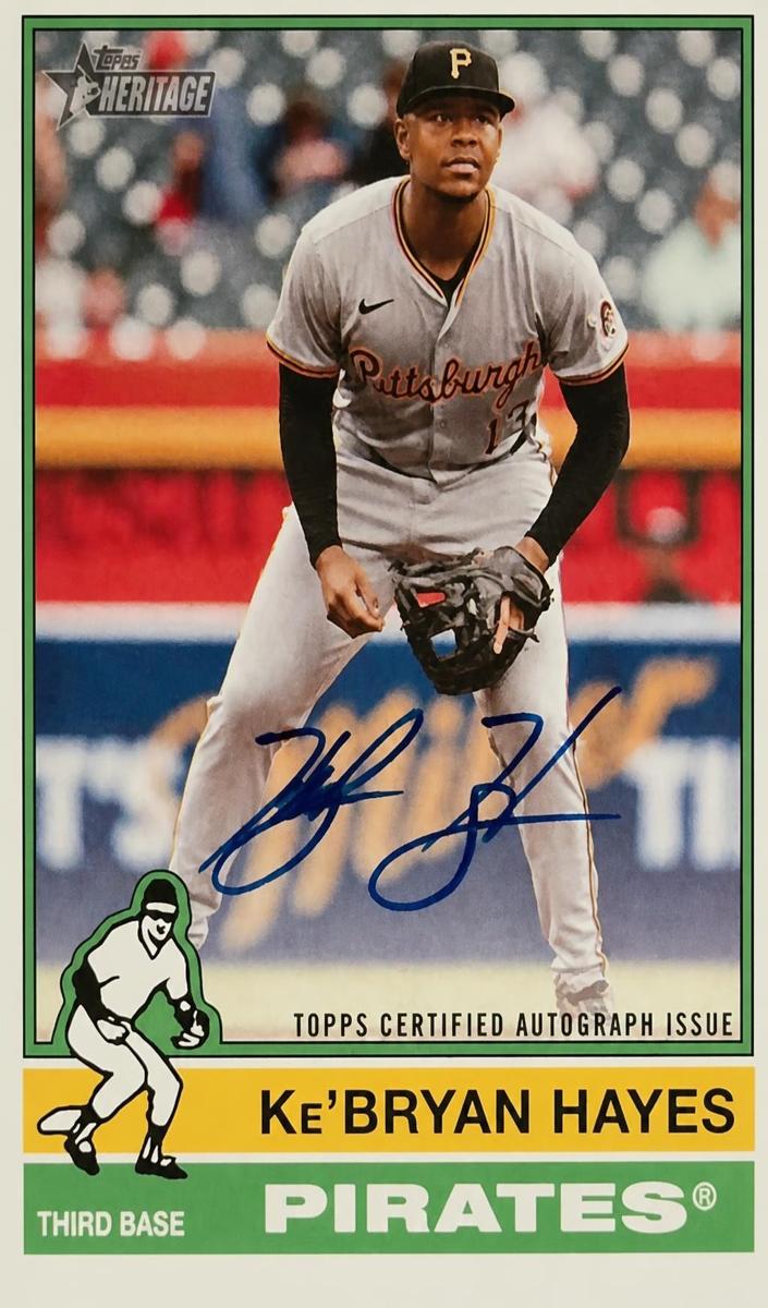 2025 Topps Heritage Ke'Bryan Hayes #ROA-KH card