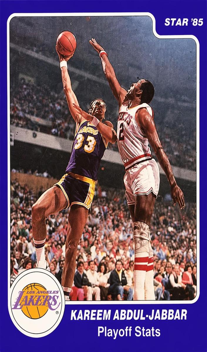 1985 Kareem Abdul-Jabbar [Playoff Stats] #4