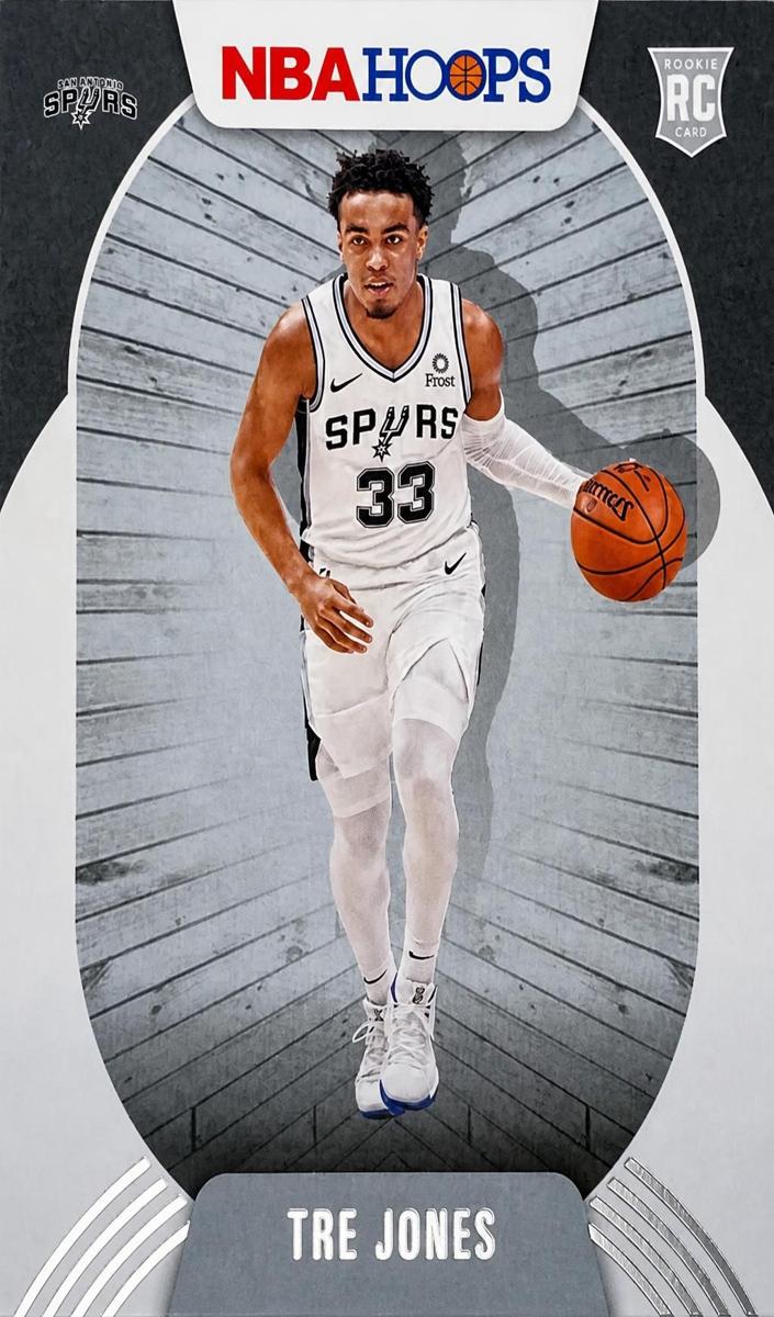 2020 Panini Hoops Tre Jones #208 card