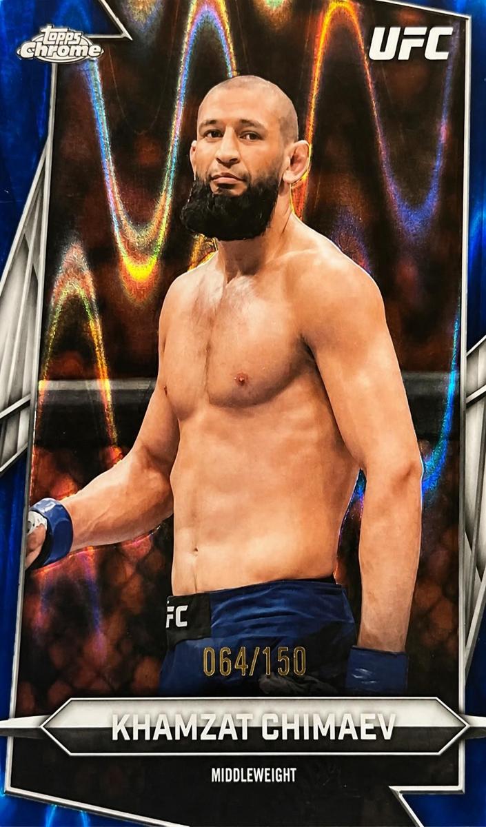 2026 Khamzat Chimaev [Blue Refractor] #125