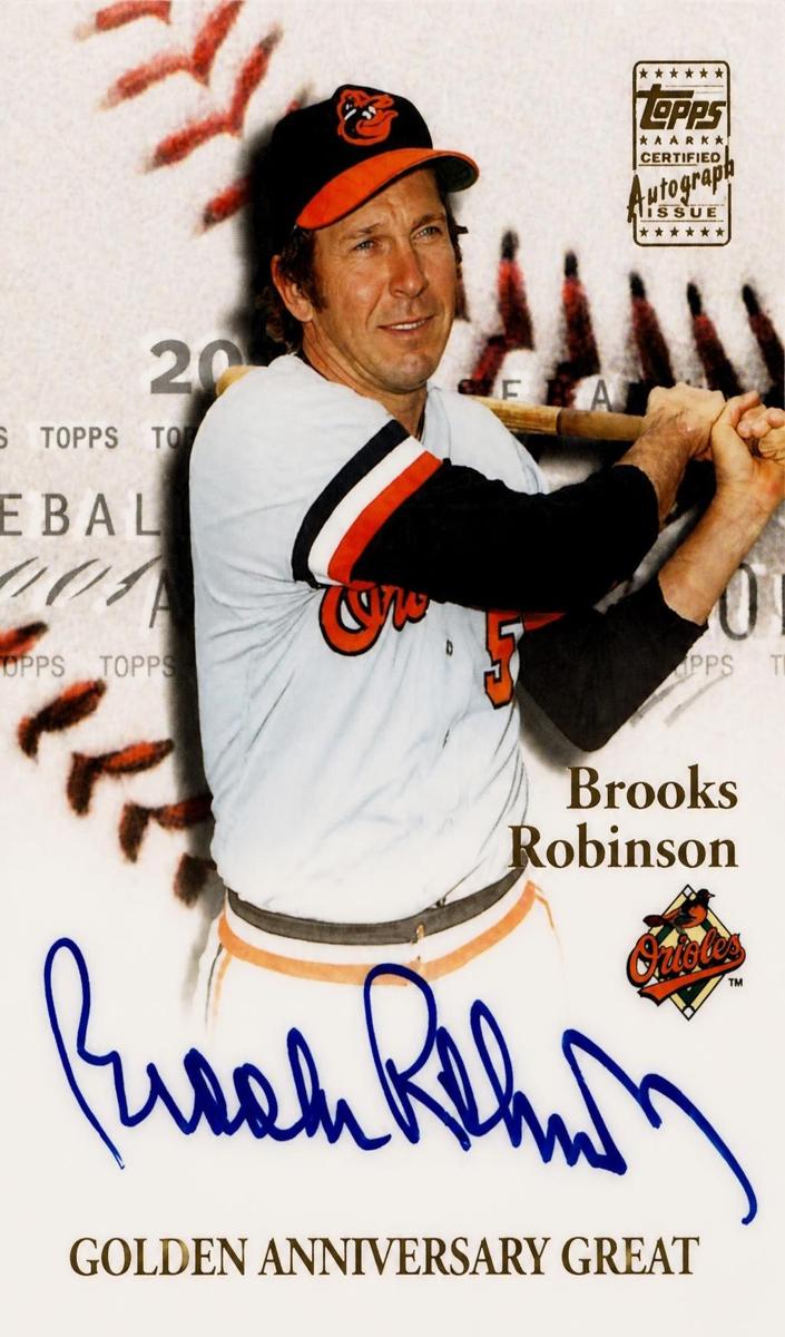 2001 Brooks Robinson #GAA-BR