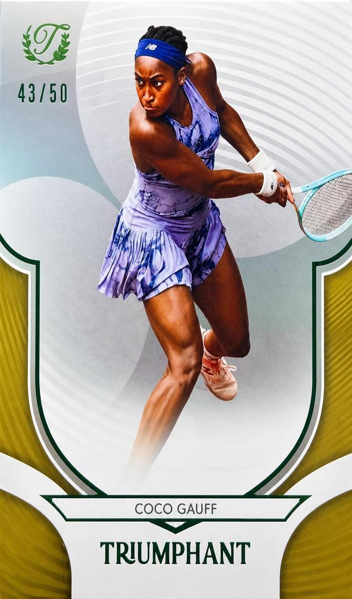 2025 Coco Gauff [Trophy Gold Foil] #4