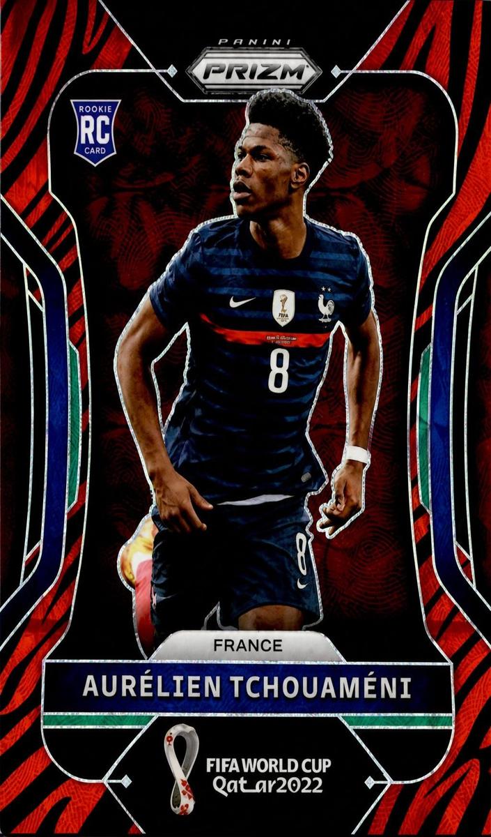 2022 Aurelien Tchouameni [Choice Prizms Tiger Stripe] #97