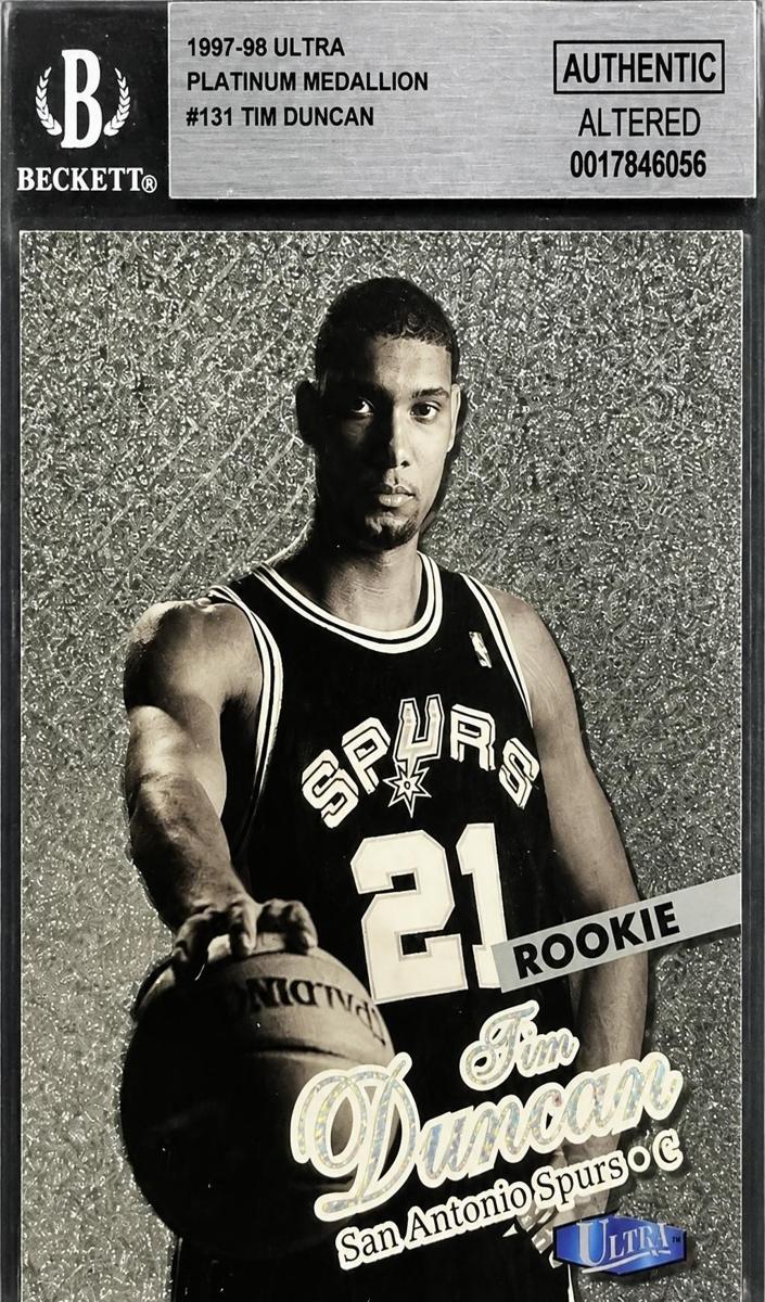 1997 Tim Duncan [Platinum Medallion] #131P