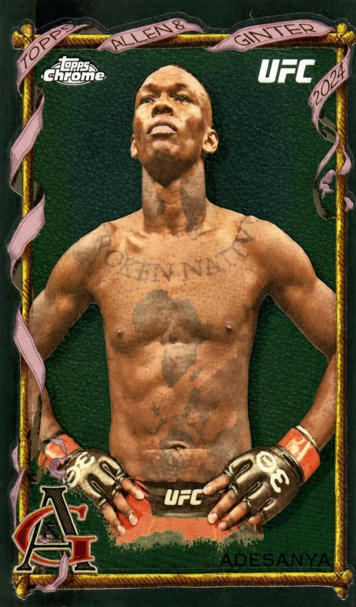 2024 Israel Adesanya [Red Refractor] #AAG-7