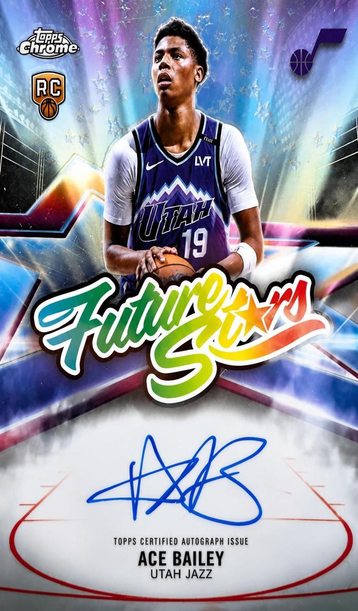 2025 Topps Chrome Future Stars Autograph Ace Bailey #FS-AB card